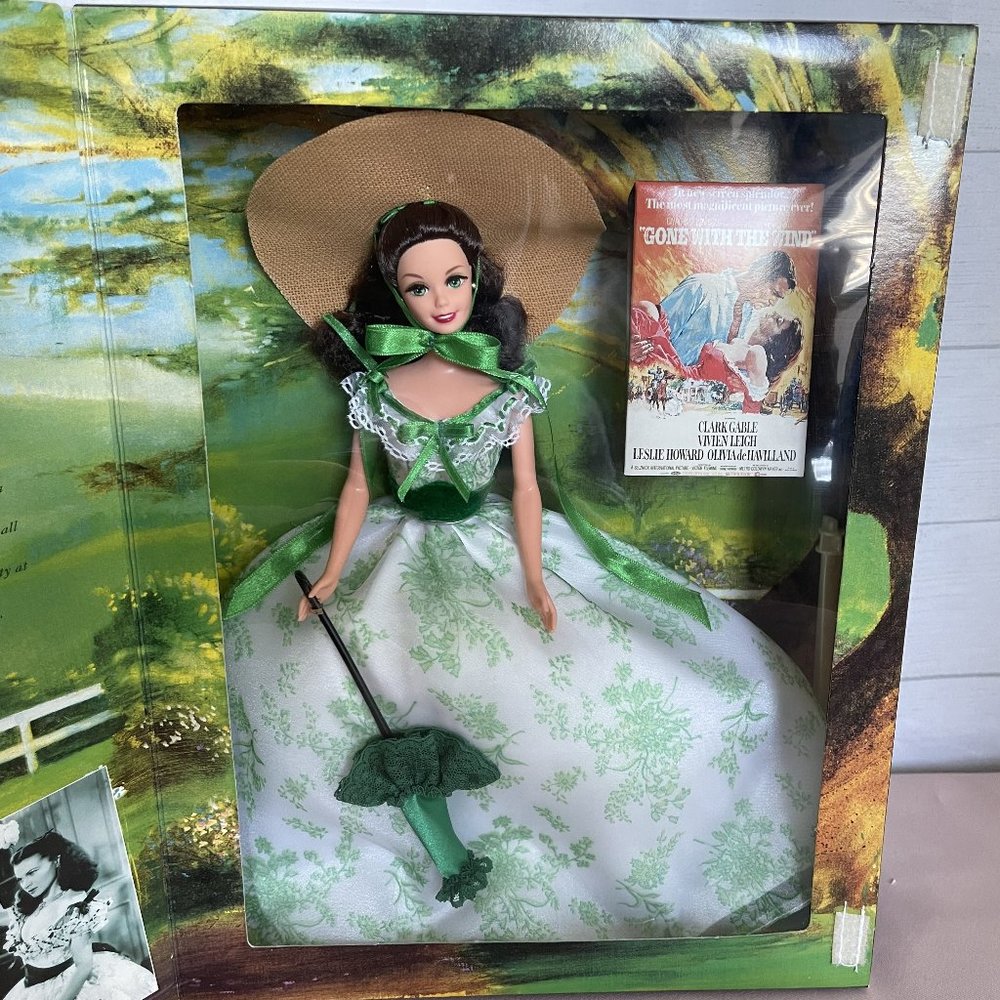 Barbie as Scarlett O'Hara in her BBQ gown